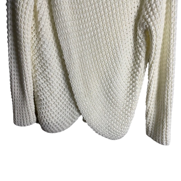 Zenana Premium Women's Ivory Button Accent Cowl Neck Sweater - Picture 3 of 8